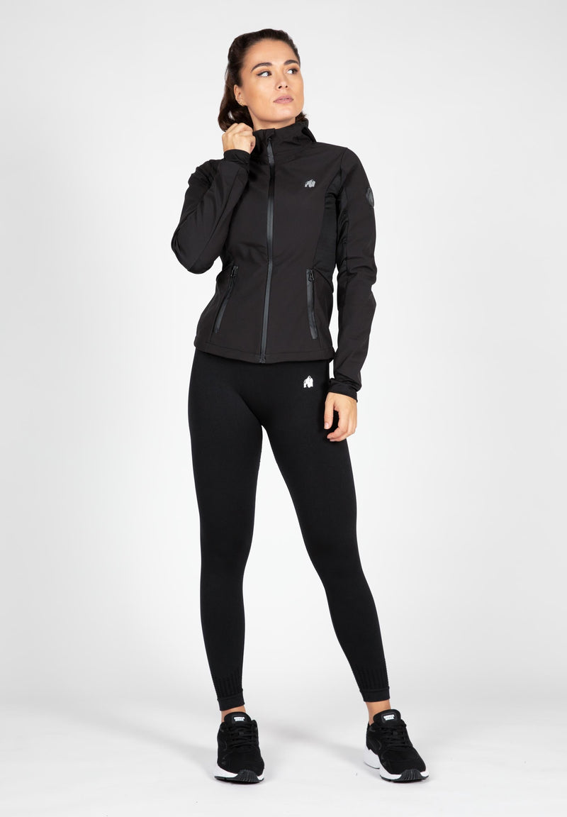 Load image into Gallery viewer, Gorilla Wear - Victoria Softshell Jacket - Black