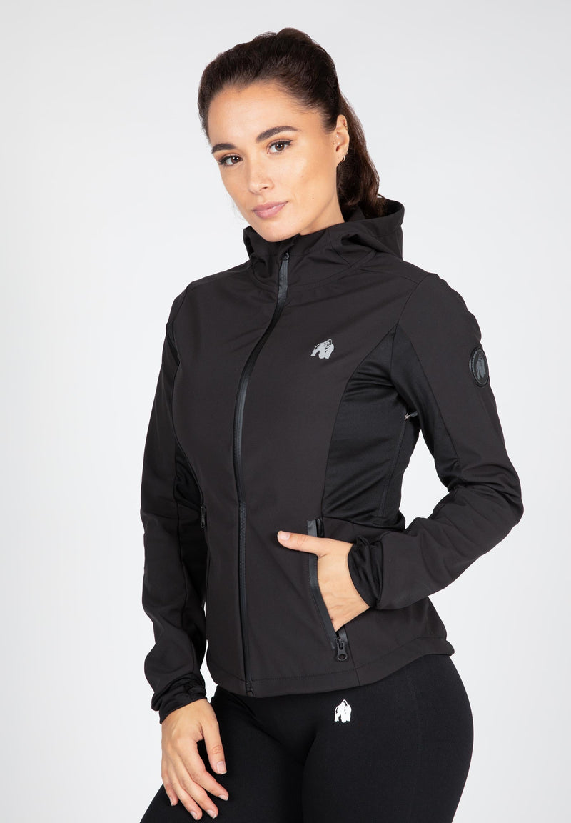 Load image into Gallery viewer, Gorilla Wear - Victoria Softshell Jacket - Black
