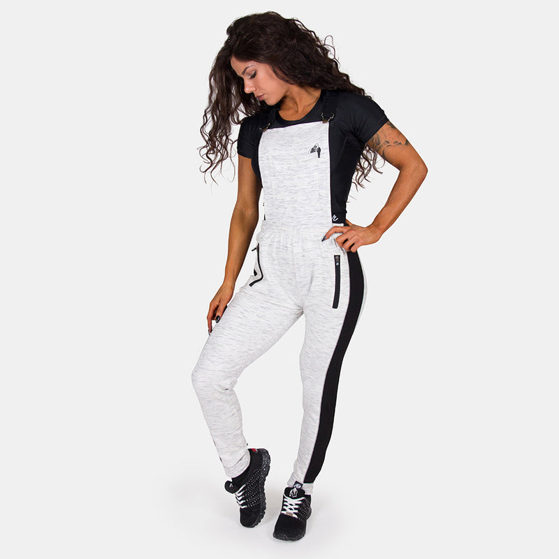 Load image into Gallery viewer, Gorilla Wear - Dolores Dungarees - Gray/Black