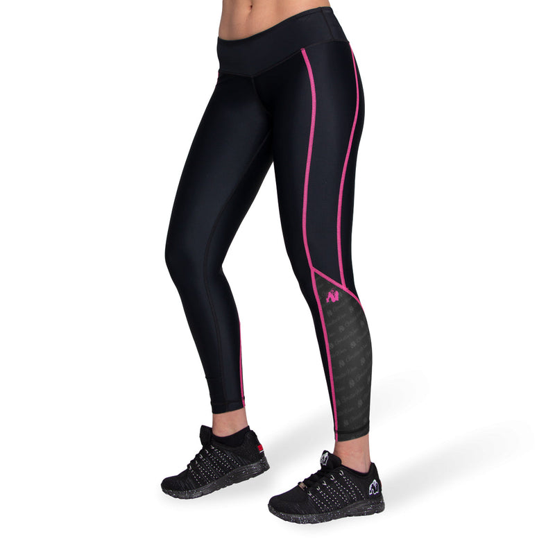 Load image into Gallery viewer, Gorilla Wear - Carlin Compression Tight - Black/Pink