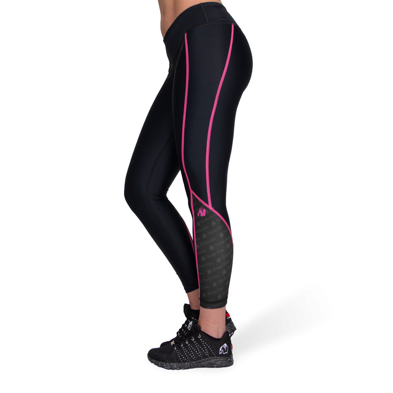 Load image into Gallery viewer, Gorilla Wear - Carlin Compression Tight - Black/Pink