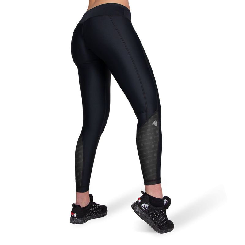 Load image into Gallery viewer, Gorilla Wear - Carlin Compression Tight - Black/Black
