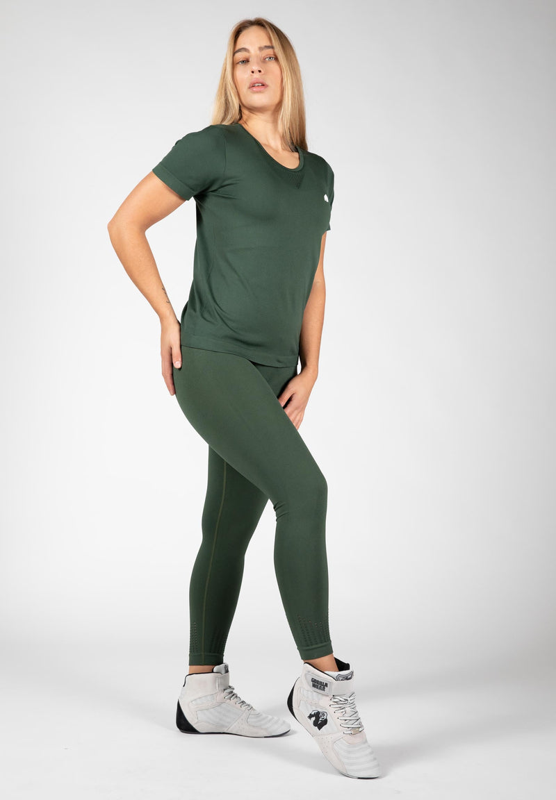 Load image into Gallery viewer, Gorilla Wear - Neiro Seamless Leggings - Army Green