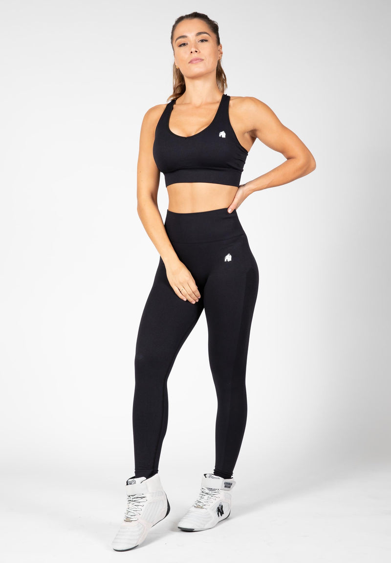 Load image into Gallery viewer, Gorilla Wear - Hilton Seamless Leggings - Black