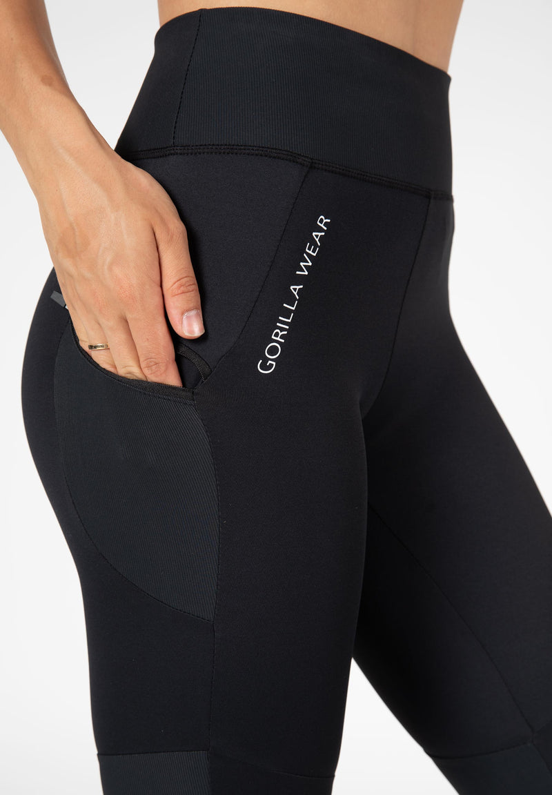 Load image into Gallery viewer, Gorilla Wear - Monroe Cropped Leggings - Black