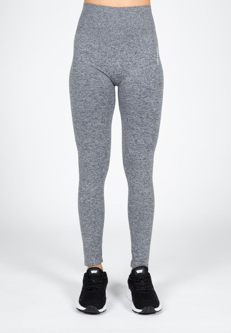 Load image into Gallery viewer, Gorilla Wear - Quincy Seamless Leggings - Gray Melange