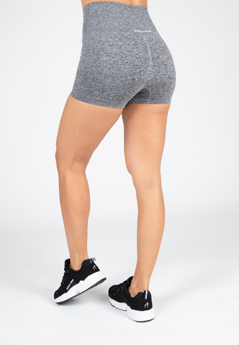 Load image into Gallery viewer, Gorilla Wear - Quincy Seamless Shorts - Gray Melange