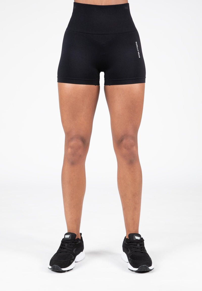 Load image into Gallery viewer, Gorilla Wear - Quincy seamless shorts - black
