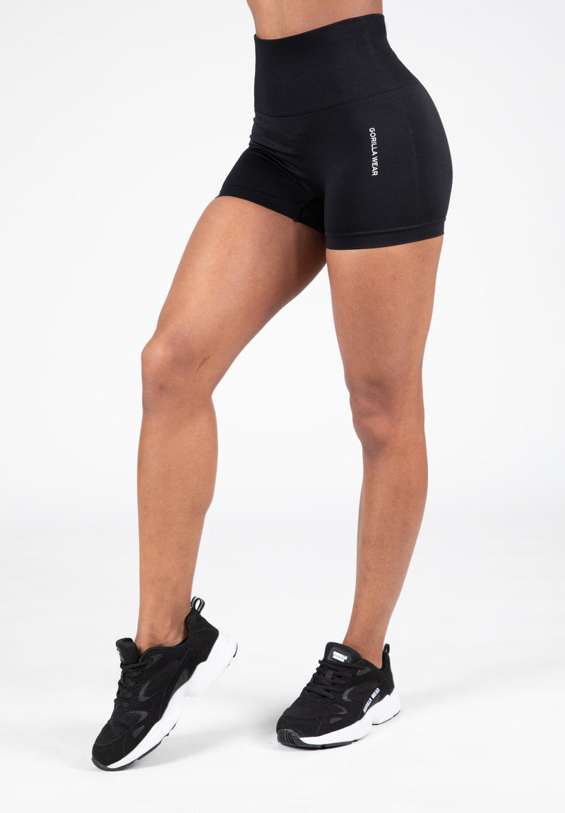 Load image into Gallery viewer, Gorilla Wear - Quincy seamless shorts - black
