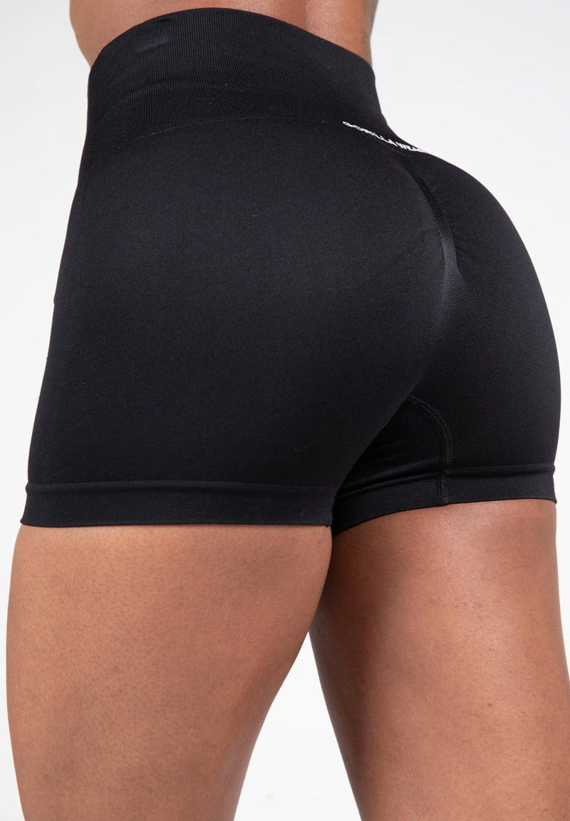 Load image into Gallery viewer, Gorilla Wear - Quincy seamless shorts - black
