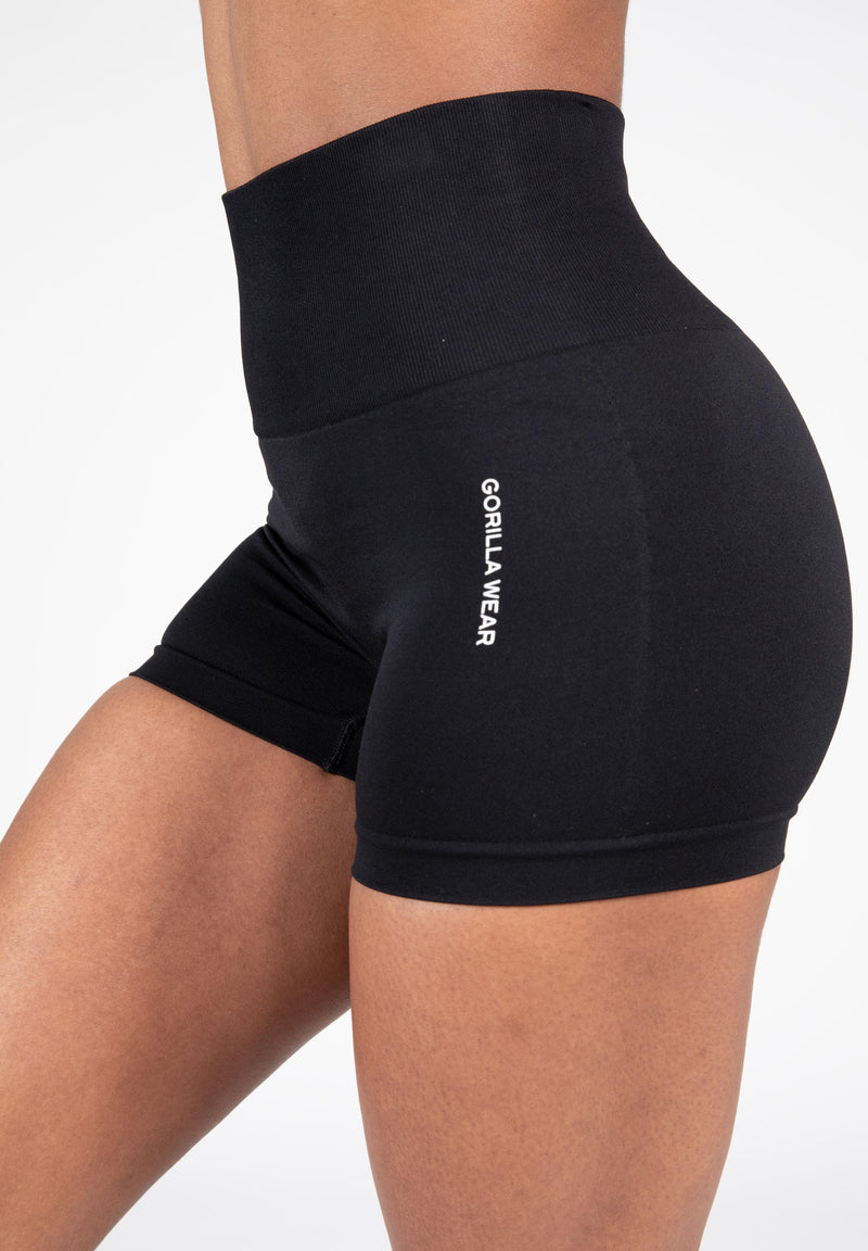 Load image into Gallery viewer, Gorilla Wear - Quincy seamless shorts - black