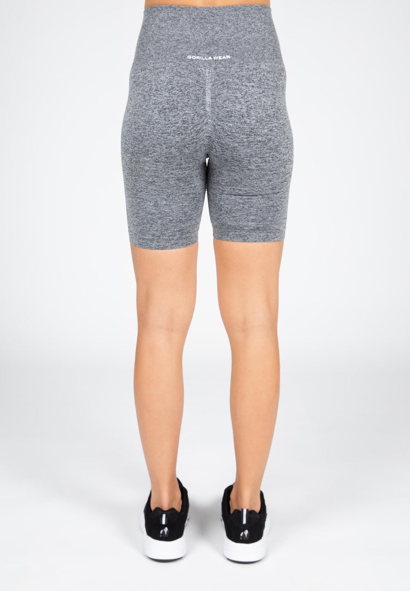 Load image into Gallery viewer, Gorilla Wear - Quincy Seamless Cycling Shorts - Gray Melange