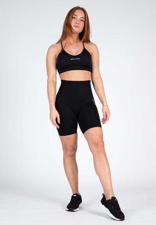 Gorilla Wear - Quincy Seamless Cycling Shorts - Black