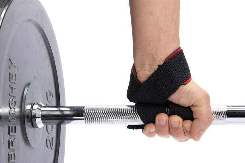 Load image into Gallery viewer, Gorilla Wear - Padded Lifting Straps - Black/Red