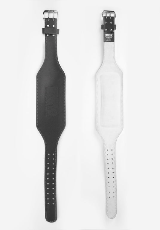 Gorilla Wear - Gw 6- Inch Padded Leather Lifting Belt - Black/Black