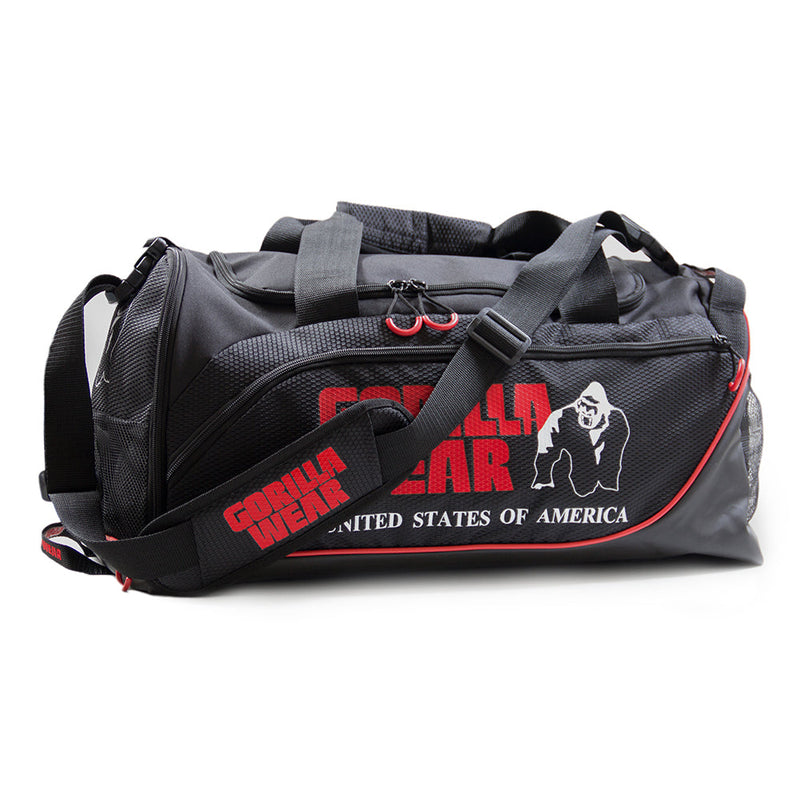 Load image into Gallery viewer, Gorilla Wear - Jerome Gym Bag - Black/Red