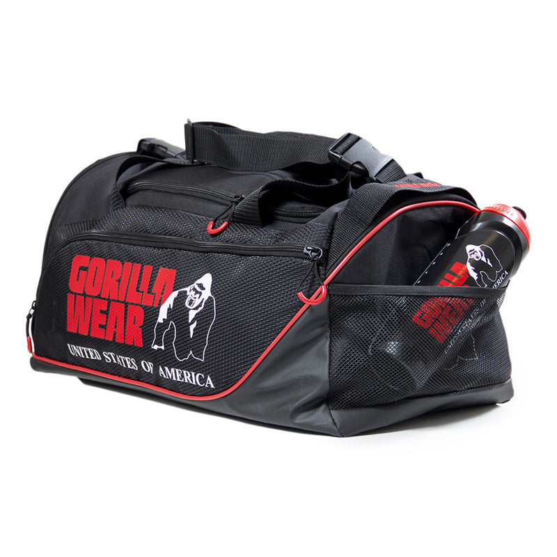 Load image into Gallery viewer, Gorilla Wear - Jerome Gym Bag - Black/Red