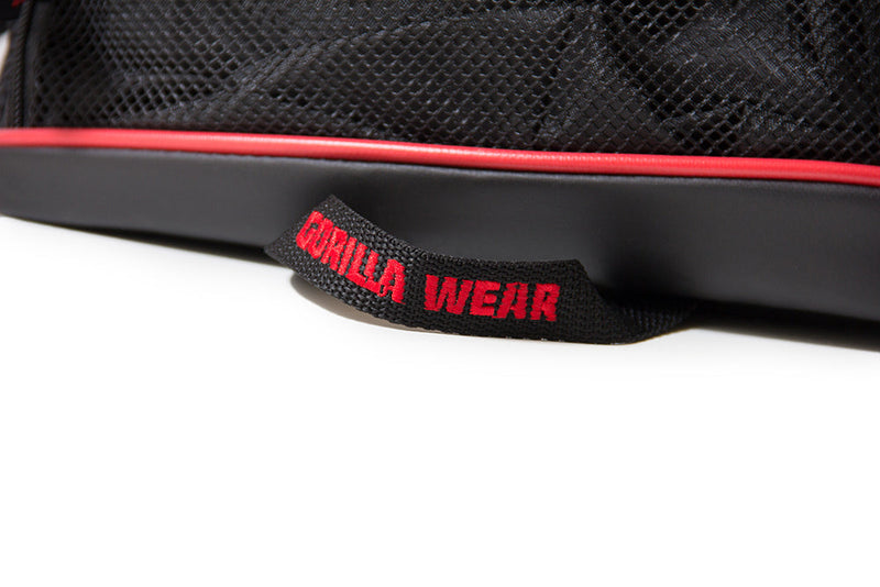 Load image into Gallery viewer, Gorilla Wear - Jerome Gym Bag - Black/Red