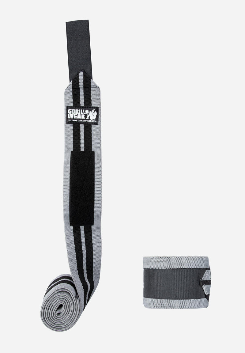 Load image into Gallery viewer, Gorilla Wear - Knee Wraps - Gray/Black