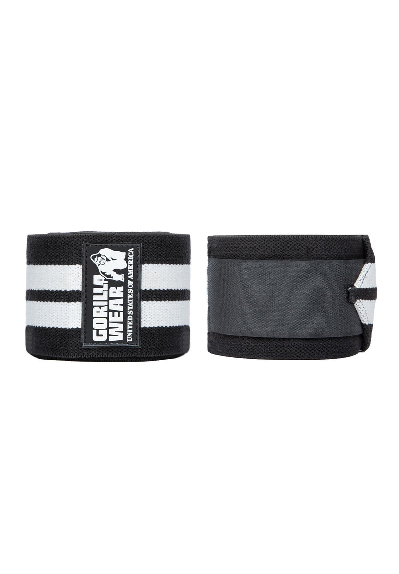 Load image into Gallery viewer, Gorilla Wear - Knee Wraps - Black/White