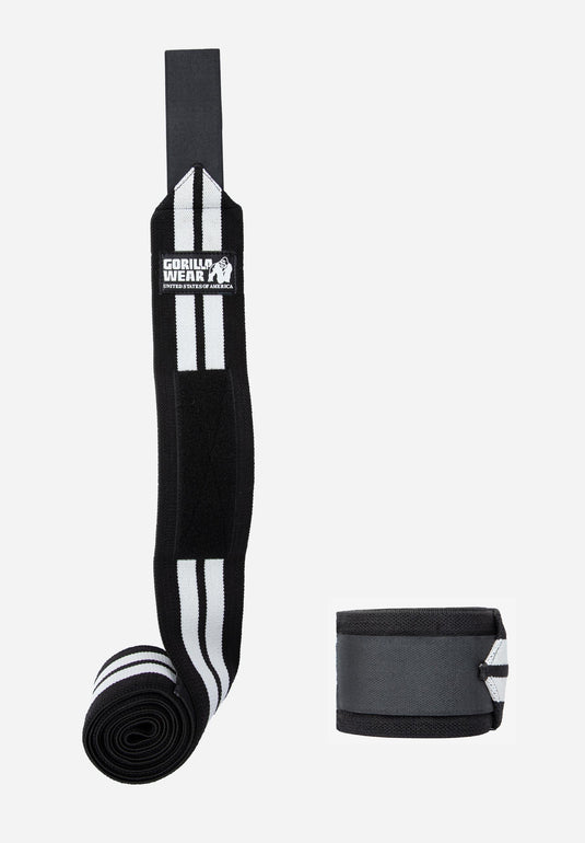 Gorilla Wear - Knee Wraps - Black/White