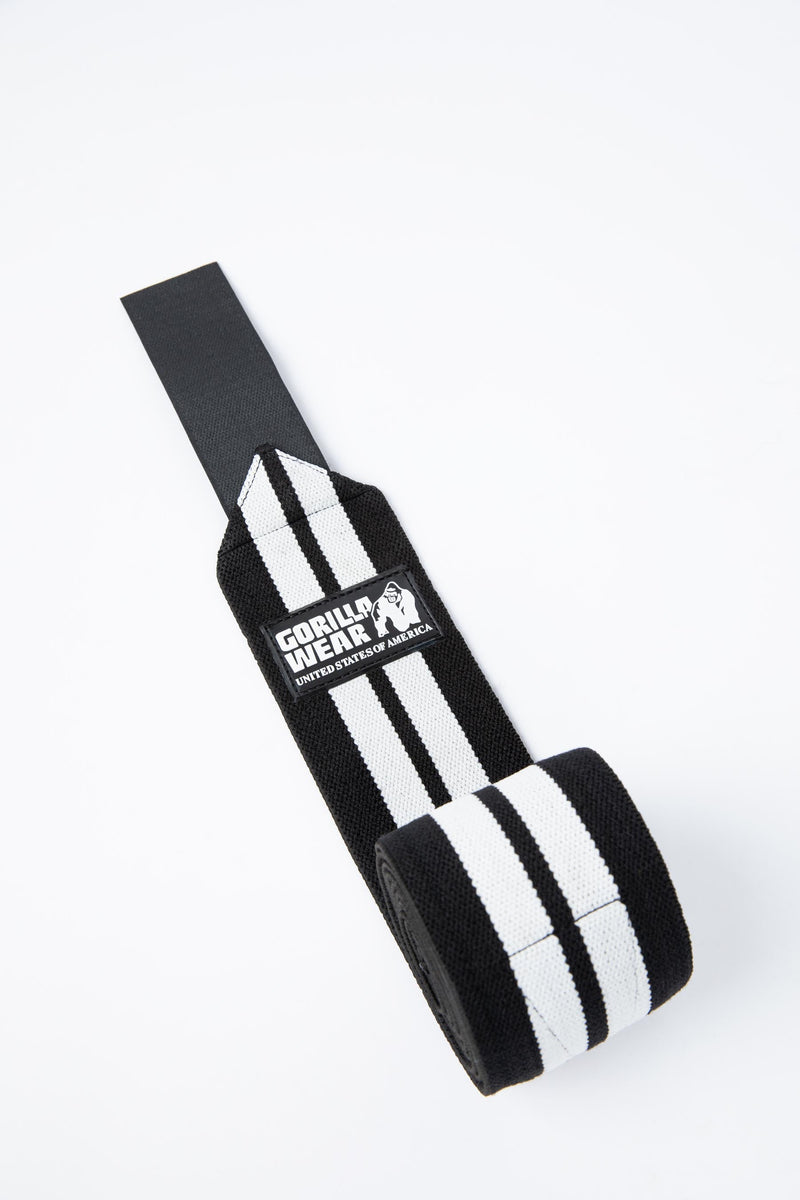 Load image into Gallery viewer, Gorilla Wear - Knee Wraps - Black/White