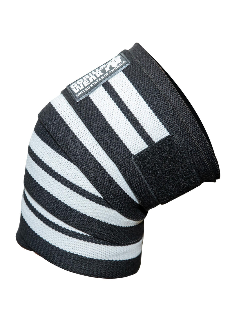 Load image into Gallery viewer, Gorilla Wear - Knee Wraps - Black/White