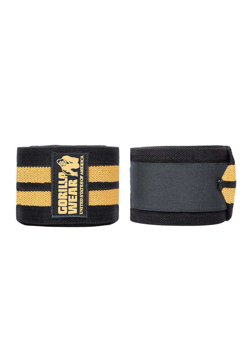 Load image into Gallery viewer, Gorilla Wear - Knee Wraps - Black/Gold
