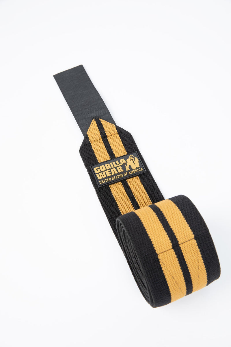 Load image into Gallery viewer, Gorilla Wear - Knee Wraps - Black/Gold