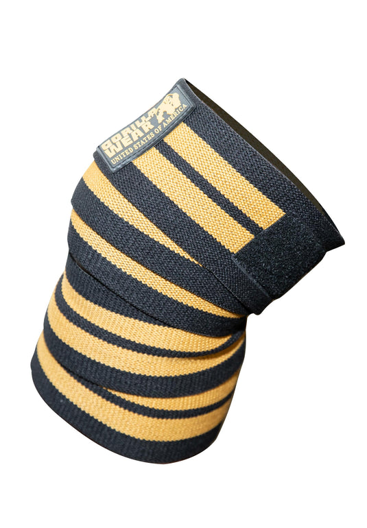Gorilla Wear - Knee Wraps - Black/Gold