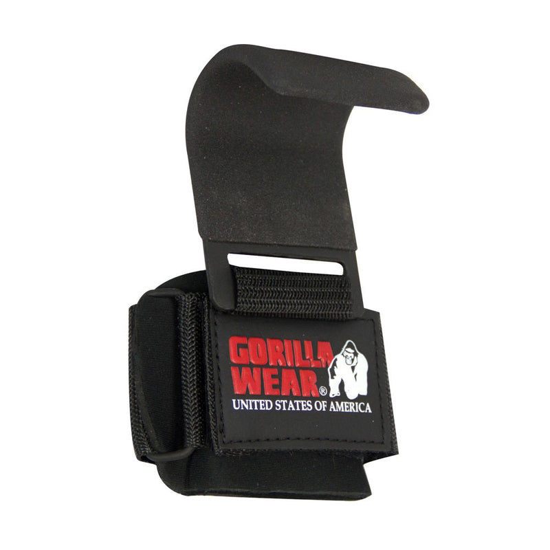 Load image into Gallery viewer, Gorilla Wear - Weight Lifting Hooks - Black