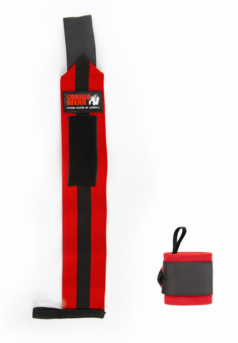 Load image into Gallery viewer, Gorilla Wear - Wrist Wraps Ultra - Red/Black