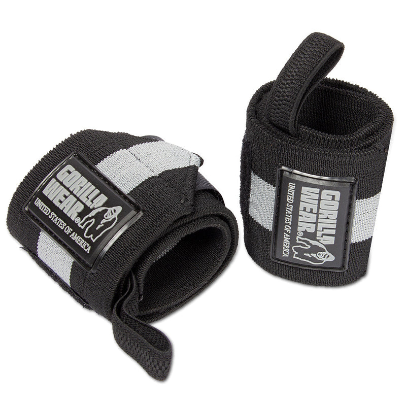 Load image into Gallery viewer, Gorilla Wear - Wrist Wraps Ultra - Black/Gray