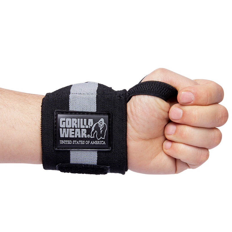 Load image into Gallery viewer, Gorilla Wear - Wrist Wraps Ultra - Black/Gray