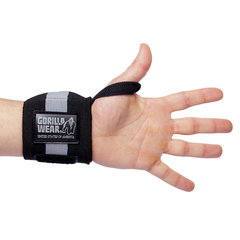 Load image into Gallery viewer, Gorilla Wear - Wrist Wraps Ultra - Black/Gray