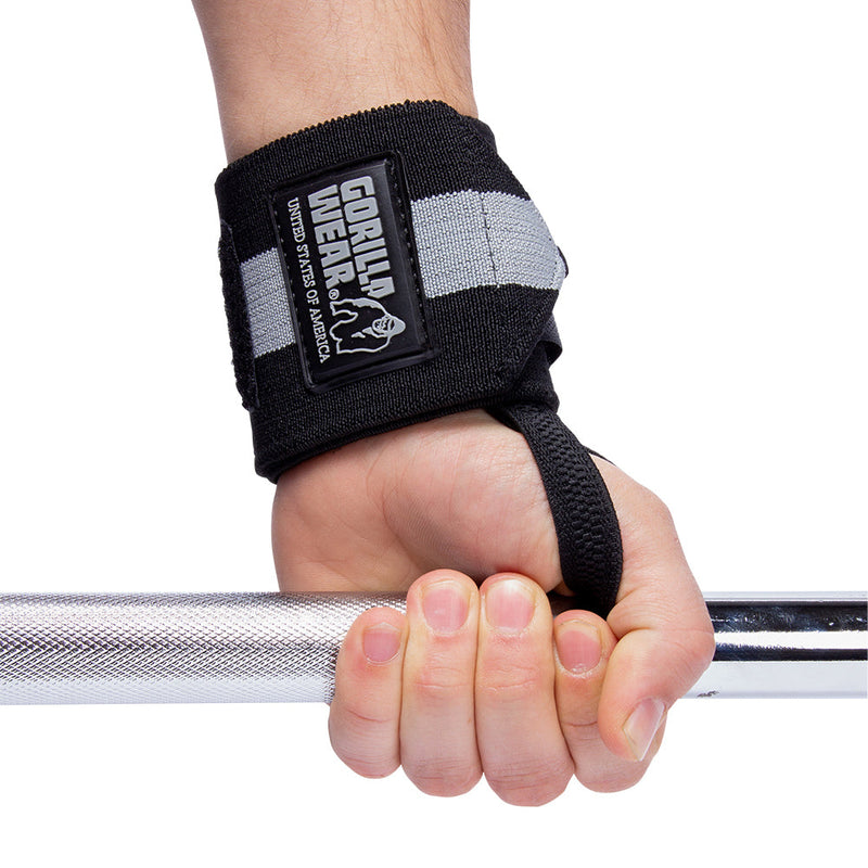 Load image into Gallery viewer, Gorilla Wear - Wrist Wraps Ultra - Black/Gray