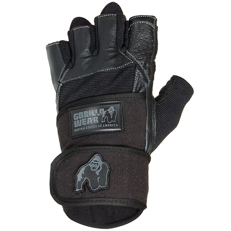 Load image into Gallery viewer, Gorilla Wear - Dallas Wrist Wrap Gloves - Black