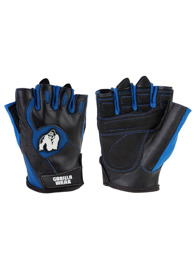 Load image into Gallery viewer, Gorilla Wear - Mitchell Training Gloves - Black/Blue