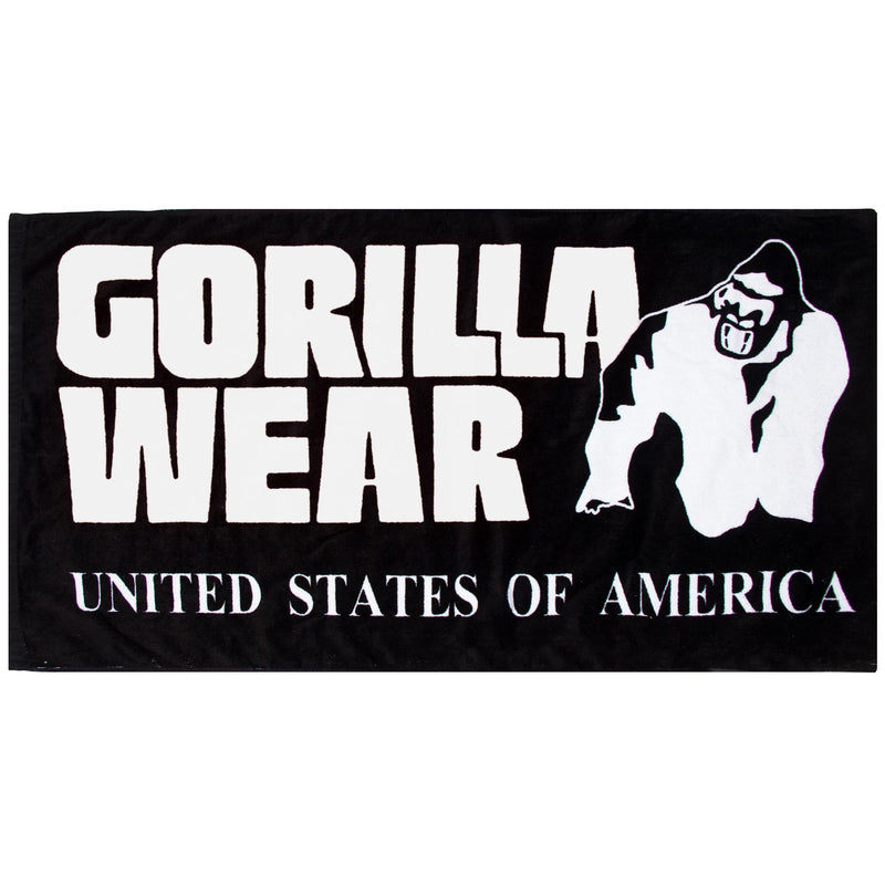Load image into Gallery viewer, Gorilla Wear - Classic Gym Towel - Black/White