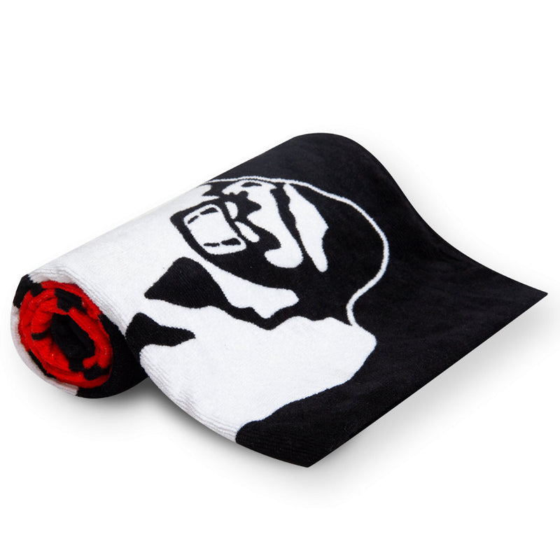 Load image into Gallery viewer, Gorilla Wear - Classic Gym Towel - Black/Red