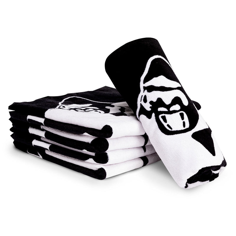 Load image into Gallery viewer, Gorilla Wear - Classic Gym Towel - Black/White