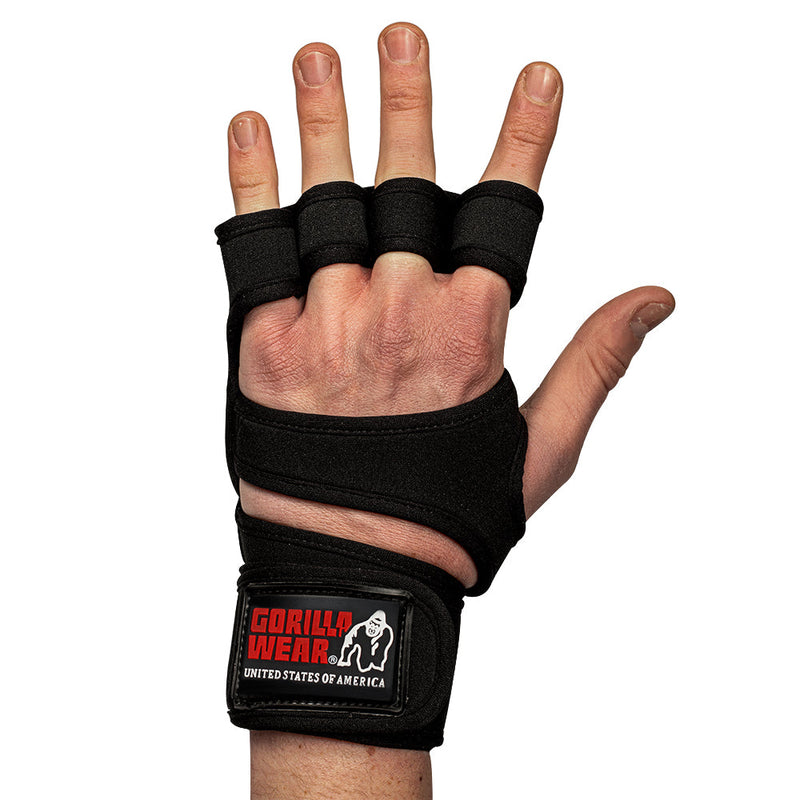 Load image into Gallery viewer, Gorilla Wear - Yuma Weight Lifting Gloves - Black