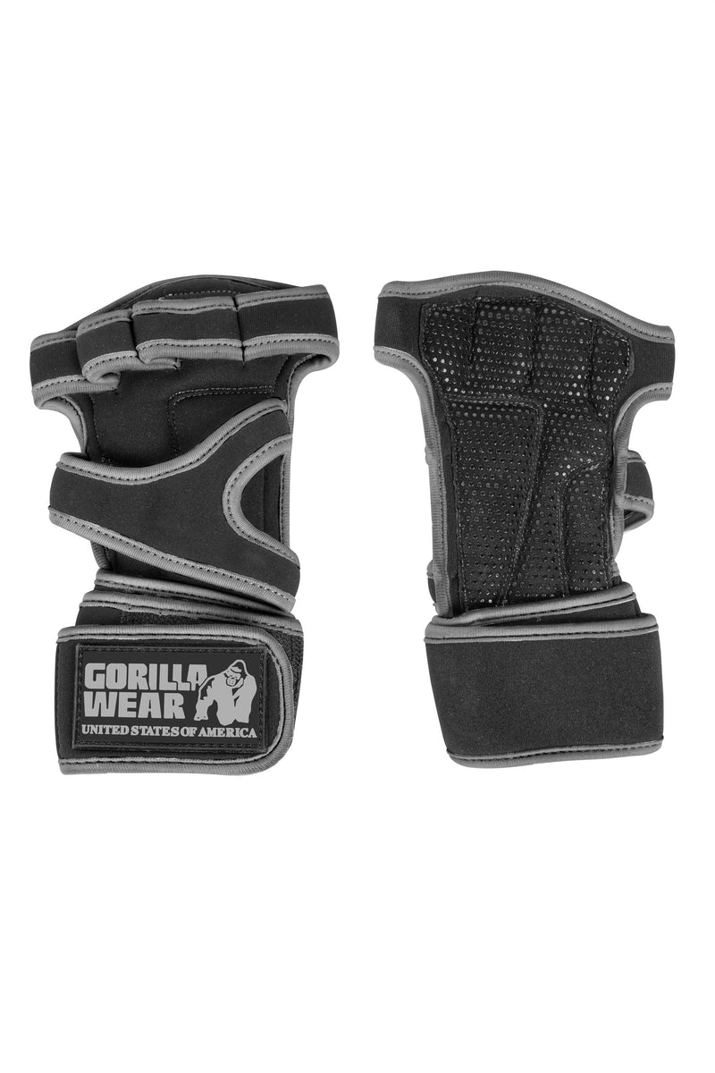 Load image into Gallery viewer, Gorilla Wear - Yuma Workout Gloves - Black/Gray