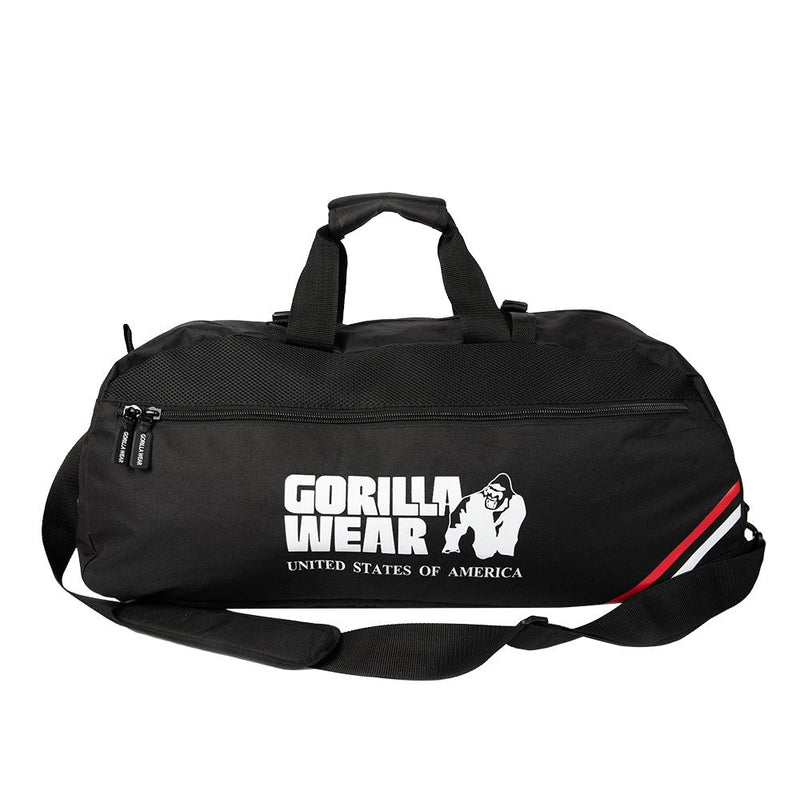 Load image into Gallery viewer, Gorilla Wear - Norris Hybrid Gym Bag/Backpack - Black