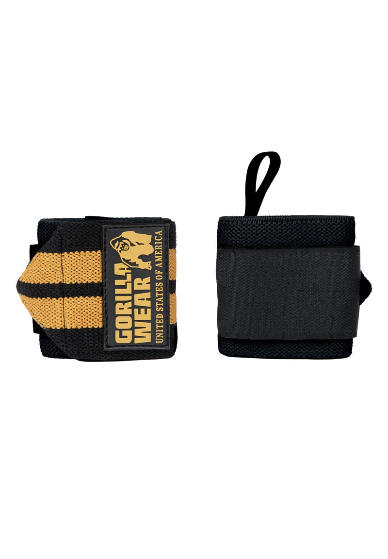 Load image into Gallery viewer, Gorilla Wear - Wrist Wraps Pro - Black/Gold