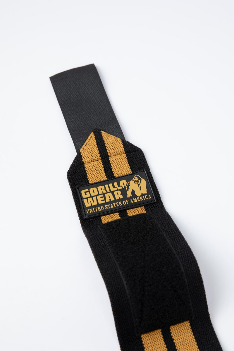 Load image into Gallery viewer, Gorilla Wear - Wrist Wraps Pro - Black/Gold