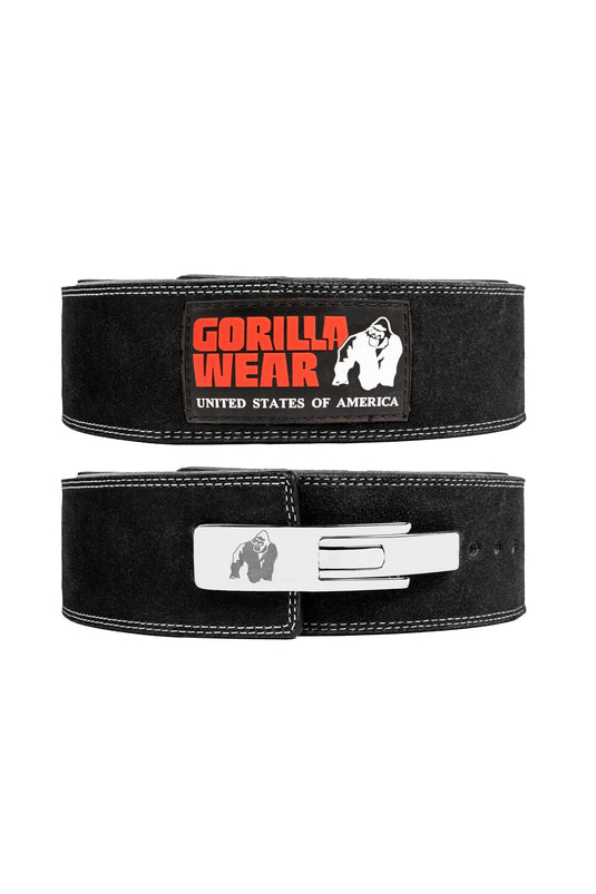 Gorilla Wear - Gw 4-inch Leather Lever Belt - Black