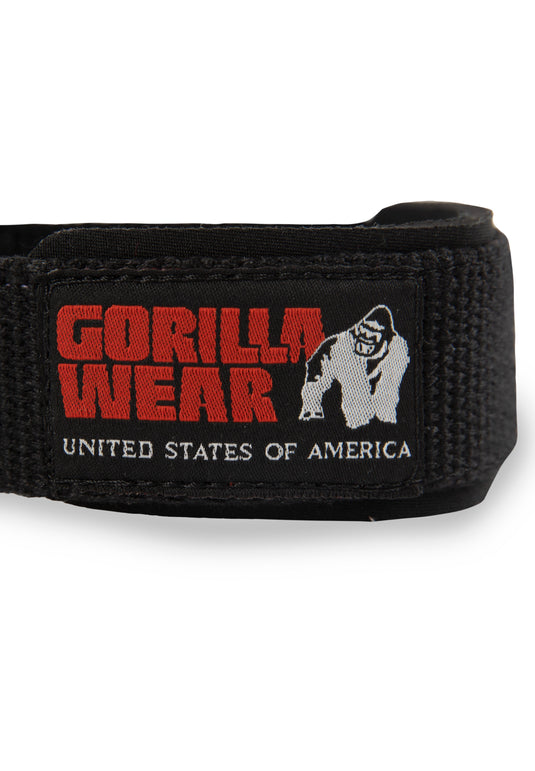 Gorilla Wear - Figure 8 Lifting Straps - Black