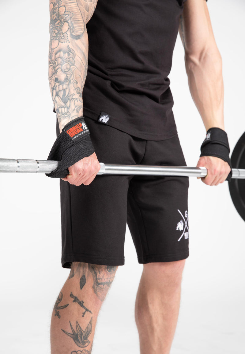 Load image into Gallery viewer, Gorilla Wear - Figure 8 Lifting Straps - Black