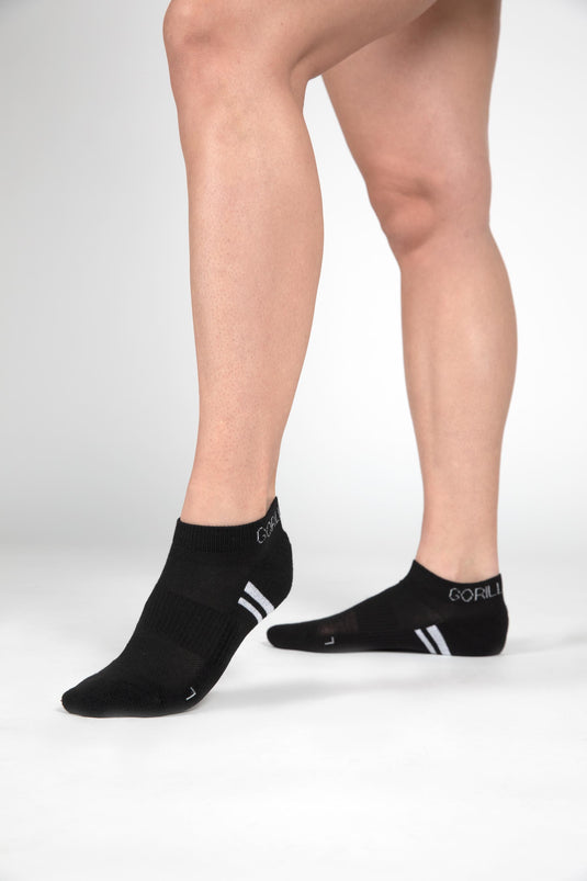 Gorilla Wear - Quarter Socks 2-Pack - Black